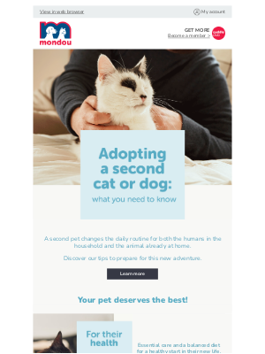 Mondou (Canada) - For animal lovers 🐾