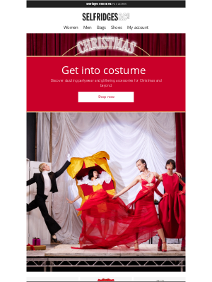 Selfridges (United Kingdom) - Partywear with stage presence