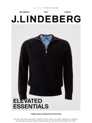 J.Lindeberg - Elevated Essentials for Every Wardrobe