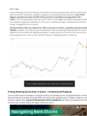 roger, How to Select Banking Stocks in the Current Market Cycle ⚡