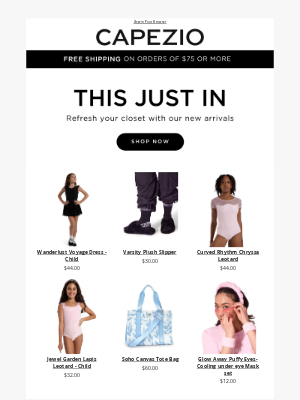 Capezio - NEW! NEW! NEW!