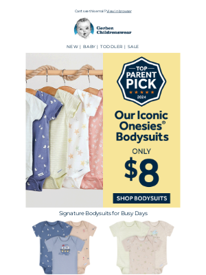 Gerber Childrenswear - 🔥HOT DEAL: $8 Onesies® Multi-Packs