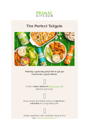 Primal Kitchen - 5 Tips for the Perfect Tailgate