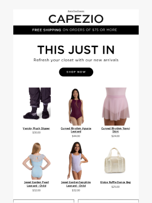 Capezio - This Just In 😍
