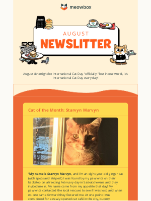 meowbox - International Cat Day giveaway is meow live! 🎉 😻