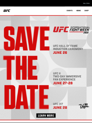 Ultimate Fighting Championship - You’re Invited to 2025 UFC International Fight Week