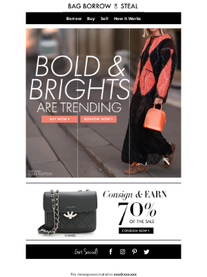 Bag Borrow or Steal - Bold & Brights are Trending…SHOP NOW!