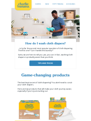 Charlie Banana - 🛑 Forget scrubbing diapers. Try this instead 💡