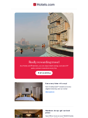 Hotels - Great value stays and exciting rewards?