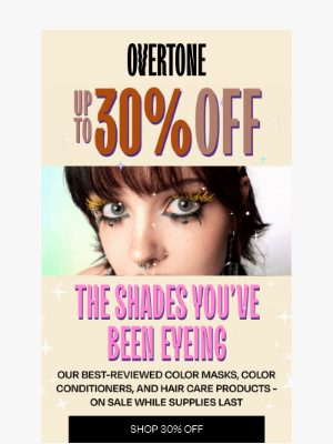 oVertone - Up to 30% Off Your Faves