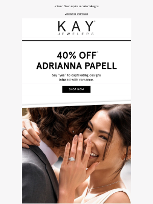 Kay Jewelers - 40% OFF Adrianna Papell