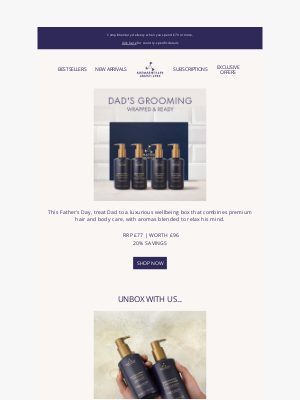 Aromatherapy Associates - THE Fail-Safe Father's Day Gift 🎁
