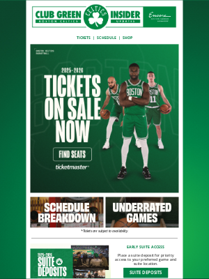 Boston Celtics - Celtics Tickets On Sale Now 🎟 Find Seats at Ticketmaster