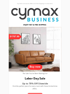 Cymax - Our Labor Day Sale is Finally Here!