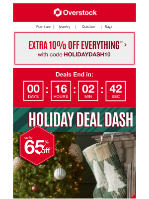 Bed Bath & Beyond - Holiday Deal Dash Ends TONIGHT! 😵 🎄🏃‍♀️