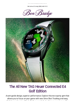 Ben Bridge Jeweler - The New TAG Heuer Connected E4 Golf Edition