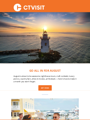 Visit Connecticut - Are you all in for August?