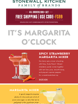 Stonewall Kitchen - Get FREE SHIPPING on Orders $99+ & Mix Up the Perfect Margarita