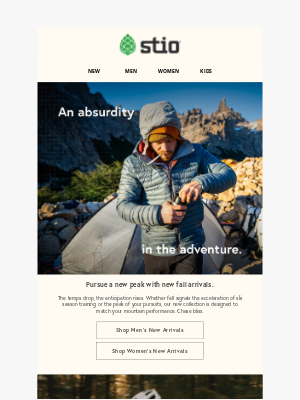 Stio - New Fall Gear Is Waiting