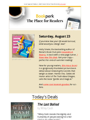 HarperCollins - Your perks for Saturday
