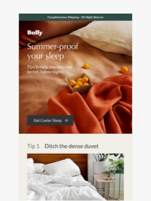 Buffy - Summer-proof your sleep