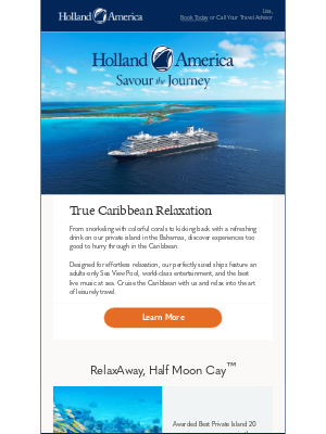 Holland America Line - Truly unwind in the Caribbean