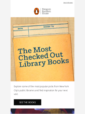 Penguin Random House - The Most Checked Out Library Books