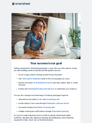 Smartsheet - Everything you need to guarantee success