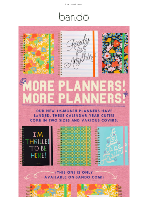 ban.do - Hello, 12-month planners!