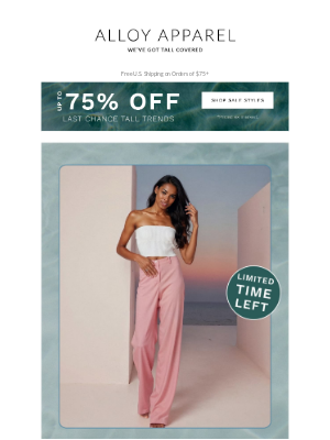 Alloy Apparel - Did Someone Say S-A-L-E??? Yup, Up to 75% Off!!!