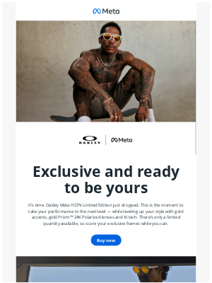 Oculus - Meta - Oakley Meta HSTN Limited Edition glasses are here!