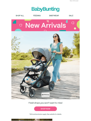 Baby Bunting (Australia) - The Latest is Here: Discover New Arrivals at Baby Bunting 👶