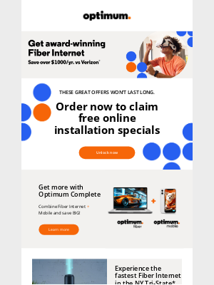 Optimum - Last chance for your exclusive offer