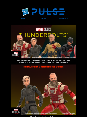 Hasbro - ⚡ Unleash the THUNDERBOLTS*! Pre-order Now Available!