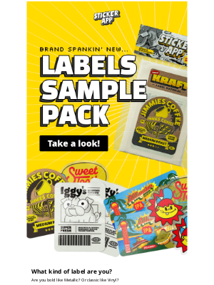 Labels sample pack is LIVE! 😱