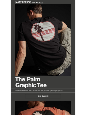 James Perse Ent. - The Palm Graphic Tee