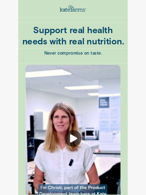 Kate Farms - See how we make delicious, high-quality nutrition