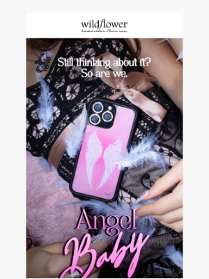 Wildflower Cases - forgot your wings? 💘💘