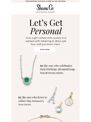Shane Co. - Give a gift that’s personal ❤️