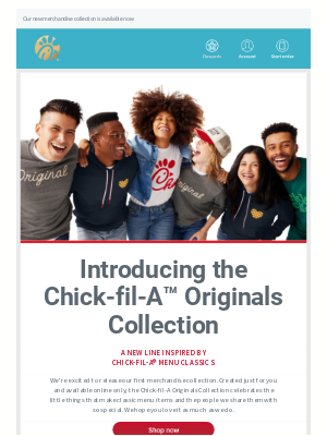 Chick-fil-A - Your Cyber Monday first look: Chick-fil-A™ Originals Collection