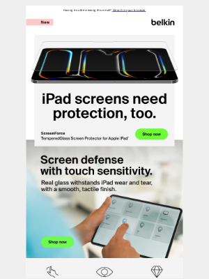 Belkin - New iPad, new 4.9 ⭐️ iPad screen protectors