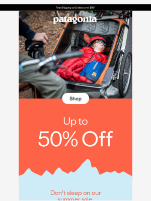 Patagonia - Don’t sleep on up to 50% off