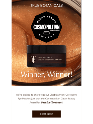 True Botanicals - Cosmopolitan Says We're The Best