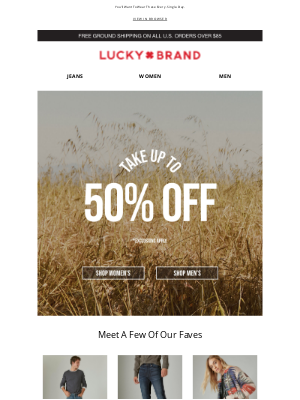 Lucky Brand - Up To 50% Off Styles Picked For You