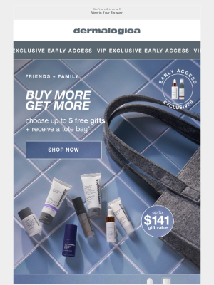 Dermalogica - Early Access perks expire soon!