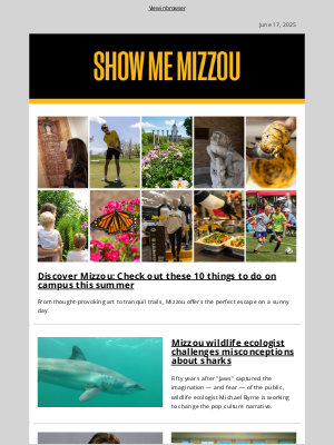 Missouri University - Fifty years after Jaws, Mizzou shark expert weighs in on misconceptions