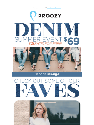 Proozy - Shop our denim deals and find your perfect pair!