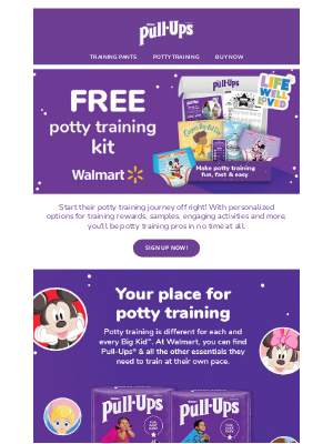 Huggies - JUDY, Prepare to potty train with our FREE Pull-Ups® potty training kit!