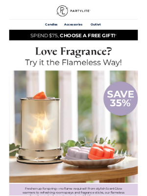 PartyLite - Flameless Fragrance, now 35% off!