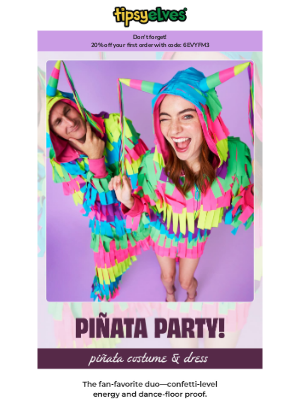 Tipsy Elves - Piñata Party starts NOW 🎉